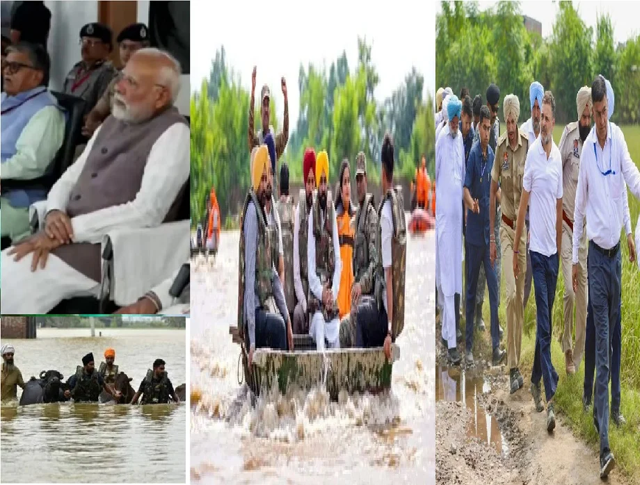 Punjab Flood:  पंजाब में पानी की बाढ़ के बाद अब नेताओं की बाढ़, सियासे दौरे हुए शुरू