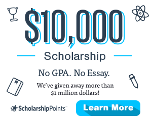 $10 000 no-essay scholarship