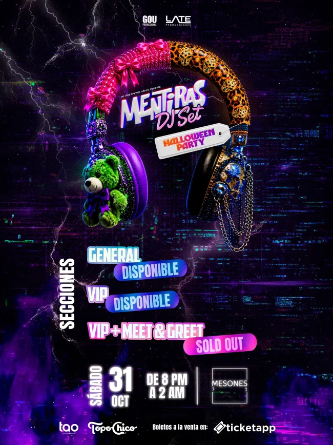 Mentiras Dj Set Halloween Party