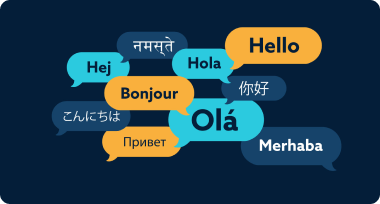 Multilingual AI chatbot communicating fluently to connect with customers worldwide.
