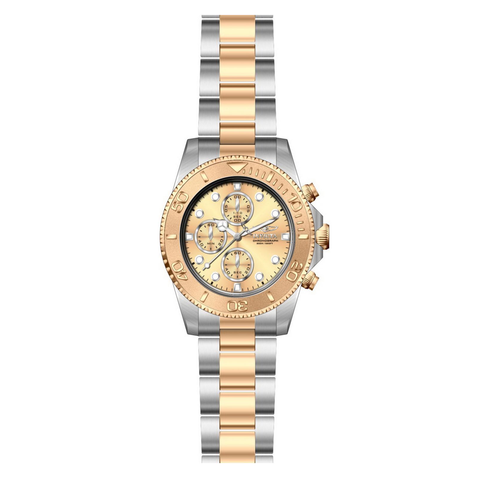 Invicta 1775 メンズプロダイバー ツートンステンレススティール 