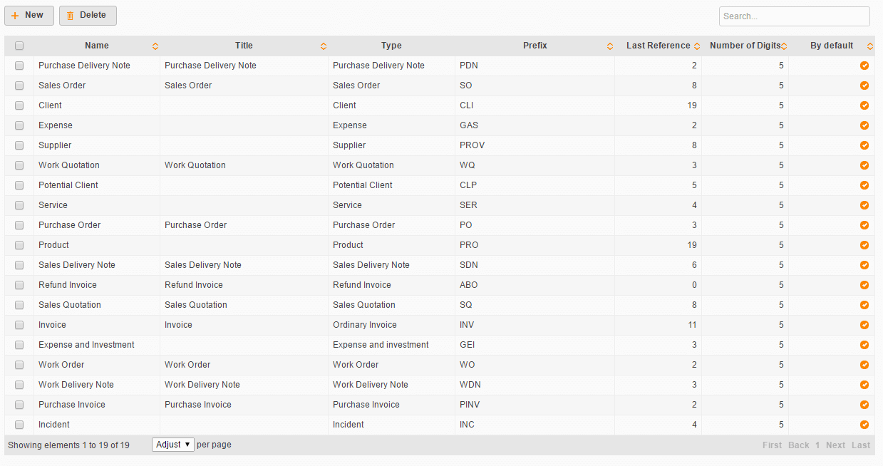 documents reference number