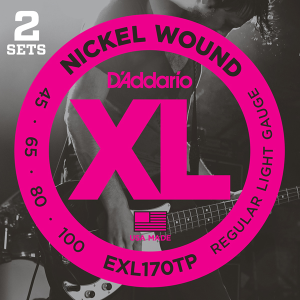 D'Addario ( ダダリオ ) / EXL170TP Nickel Wound Bass Light 45-100 2Set |  ダンディーミュージックストア - あなたの楽器のマエストロ -