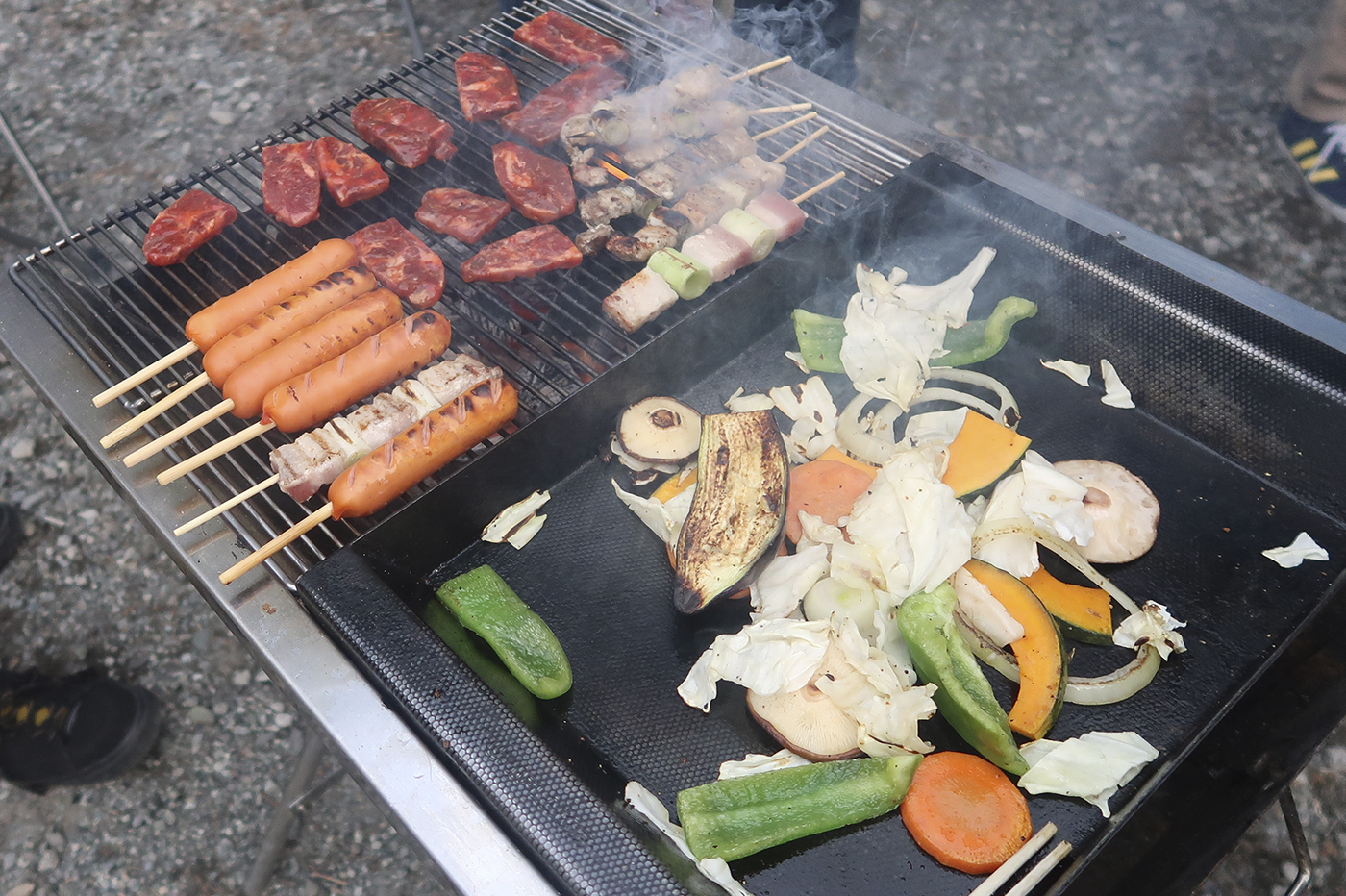 エネルギー補給のBBQ