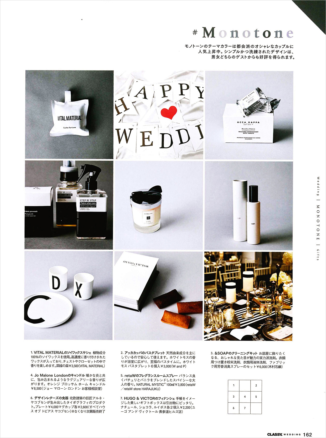 CLASSY WEDDING掲載ページ