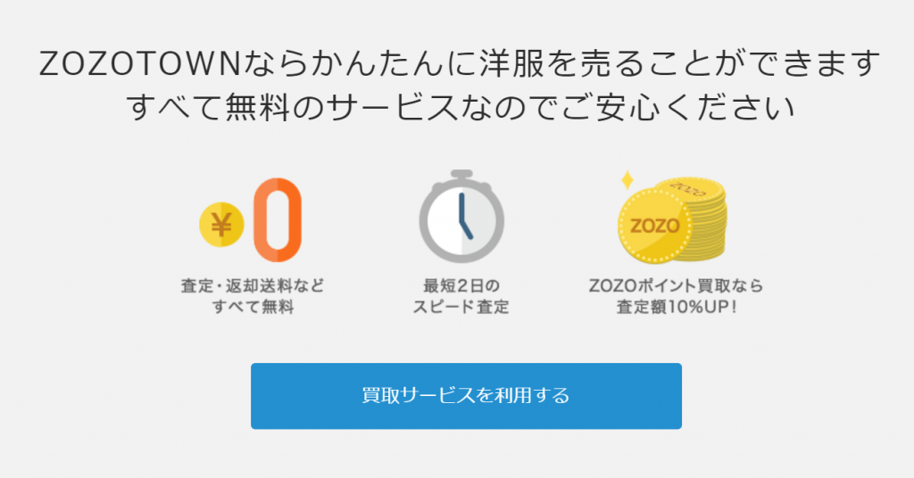 ブランド古着買取サービス ZOZOTOWN