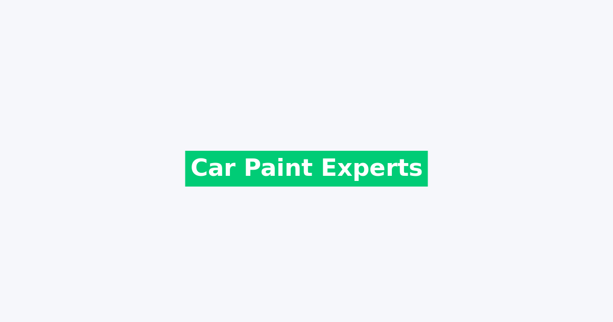 Car Paint Types Explained
