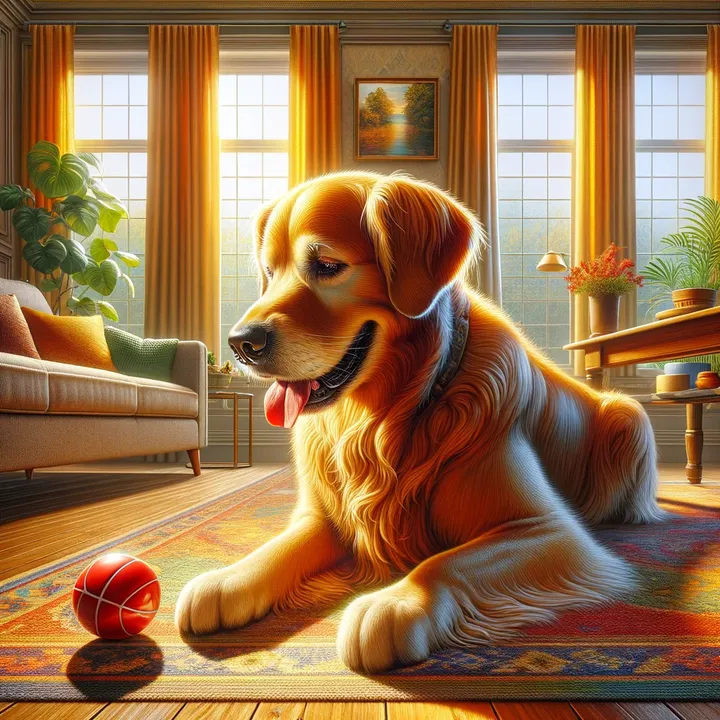 Cover illustration for Gus and the Red Ball