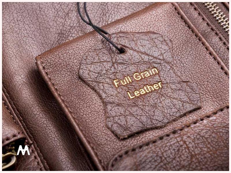 Da Full Grain chỉ được nhuộm xuy&ecirc;n t&acirc;m hoặc nhuộm bảo vệ nhẹ