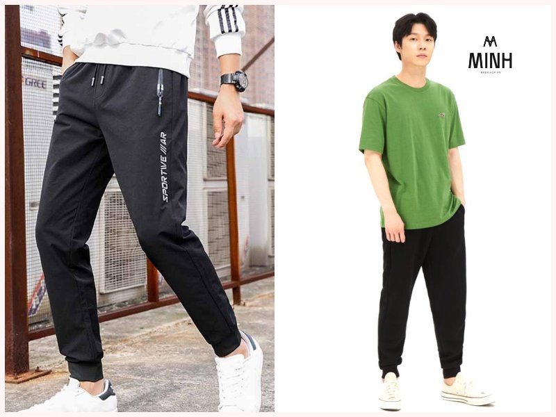 Size quần jogger dáng người nhẹ cân 