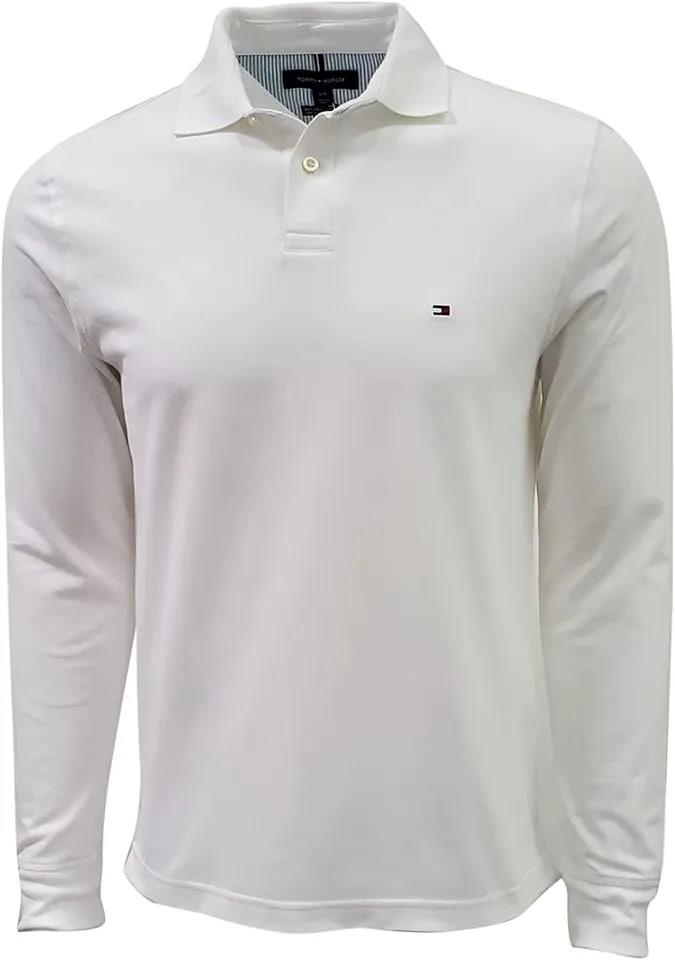 Áo Thun Tommy Hilfiger Regular Fit Solid Stretch Mesh Long Sleeve Polo 'white' [ 78j6880 100 ] YYY