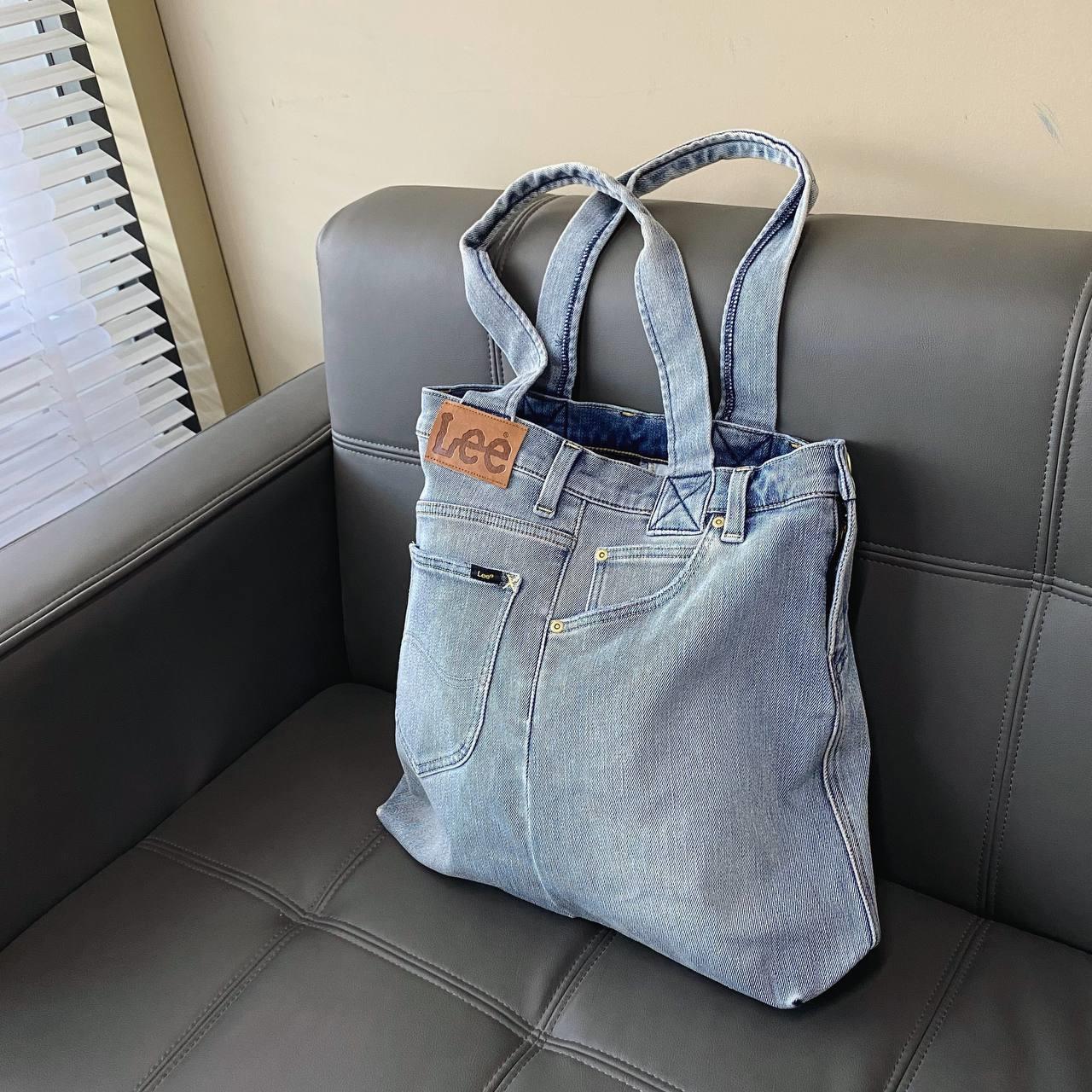 TÚI Lee Tote REMAKE RIDERS BAG '' Blue ''