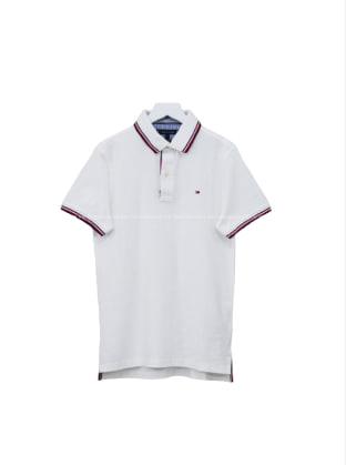 ÁO POLO TOMMY Hilfiger Premium Pique Slim Fit ' WHITE ' [ 6800414364 ]