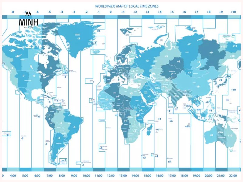 Cách quy đổi giờ GMT sang giờ Việt Nam 