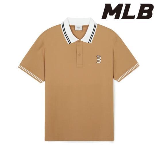Áo Thun Polo MLB short-sleeved Boston Red Sox 'L.Camel' [3APQB0243 43CAL]
