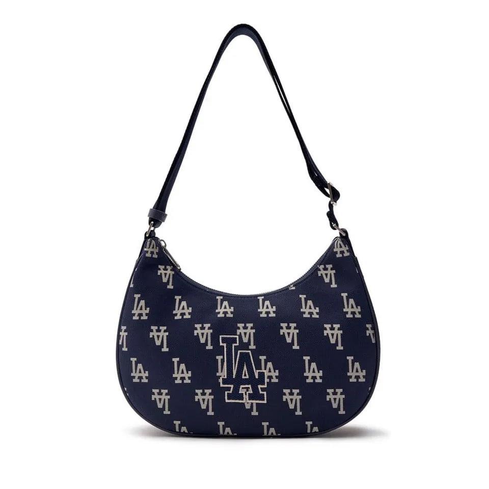 Túi MLB Monogram Hobo Bag LA Dodgers 'Navy' [3ABQL023N-07NYD]