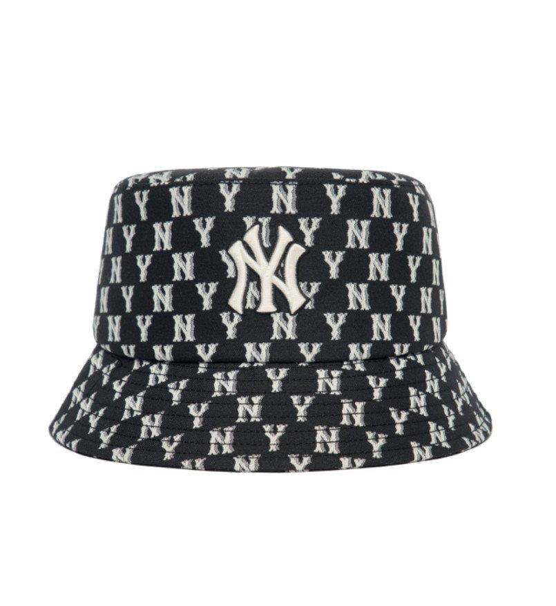 Nón MLB Bucket Hat Monogram New York Yankees -  [ 3AHTFF02N-50bks ]