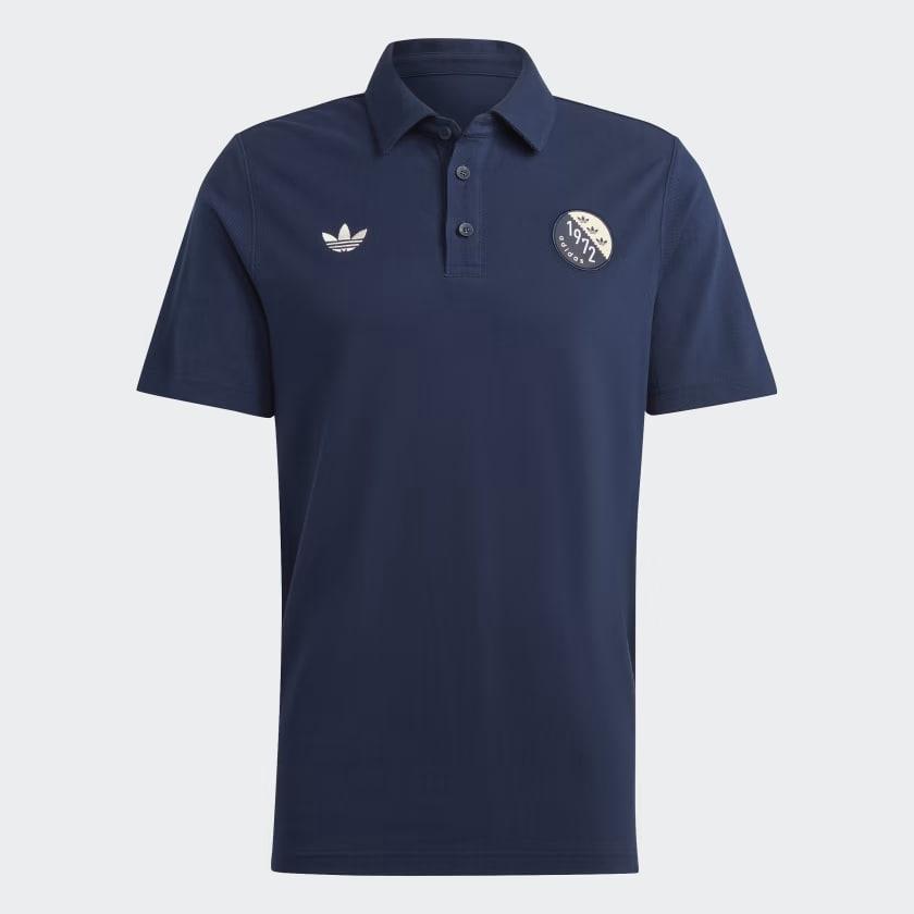 Áo Thun Polo Adidas Blokepop Blue [IP7171]