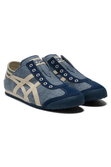 Giày Onitsuka Tiger MEXICO 66 Slip-On PARATY'BLUE /NATURAL' [ 1183C233 400 ]