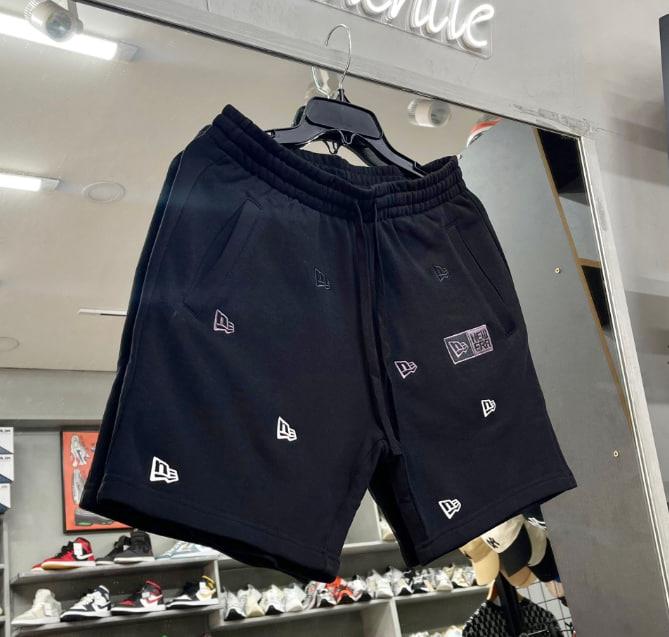 Quần Short New Era Multi Logo ''Black'' [14187410]