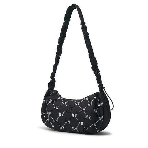 Túi MLB Dia MONOGRAM Sportive Hobo Bag NEW YORK YANKEES ''Black'' [3ABQS034N 50BKS]