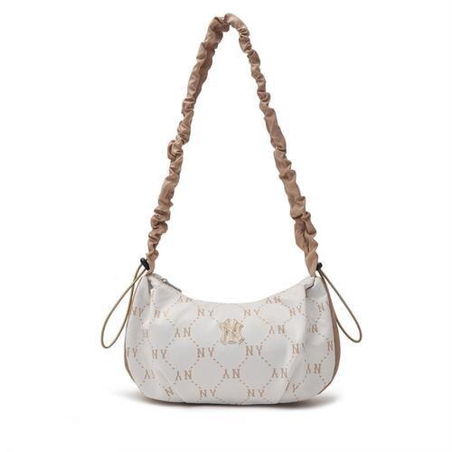 Túi MLB Dia MONOGRAM Sportive Hobo Bag NEW YORK YANKEES ''Cream'' [3ABQS034N 50CRS]