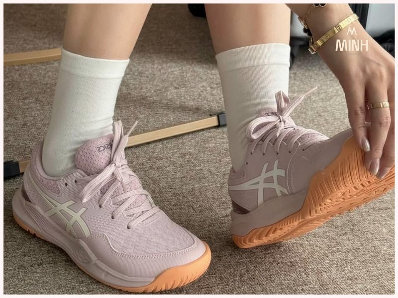 Giày Asics Gel Resolution 9 GS Watershed Rose/White