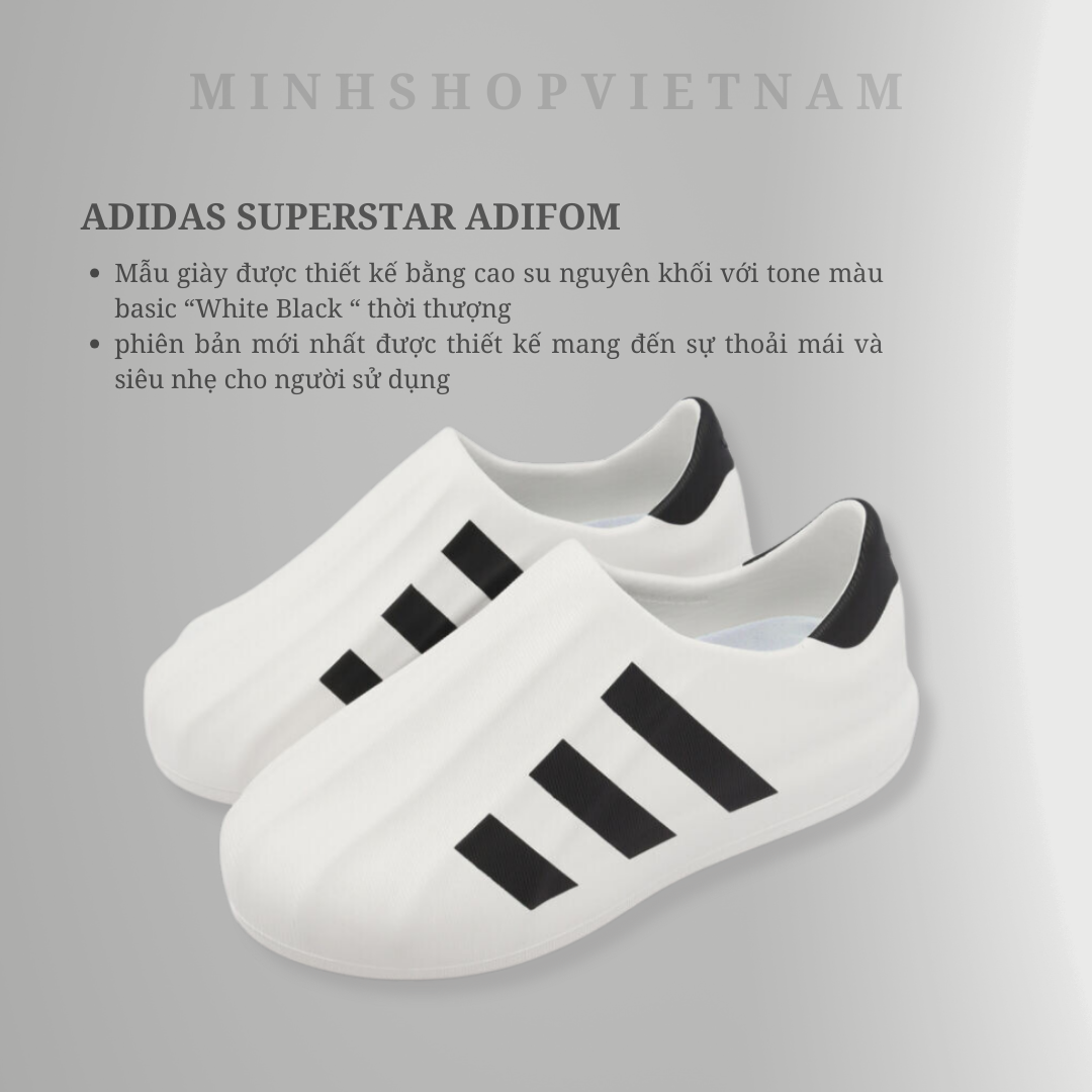 Giày ADIDAS SUPERSTAR ADIFOM Core Black [HQ8750 ]