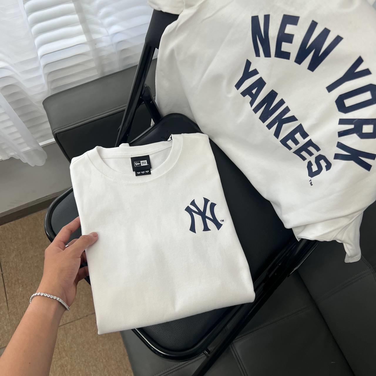 Áo Thun New Era Heavy Cotton New York Yankees Off White [13086576]