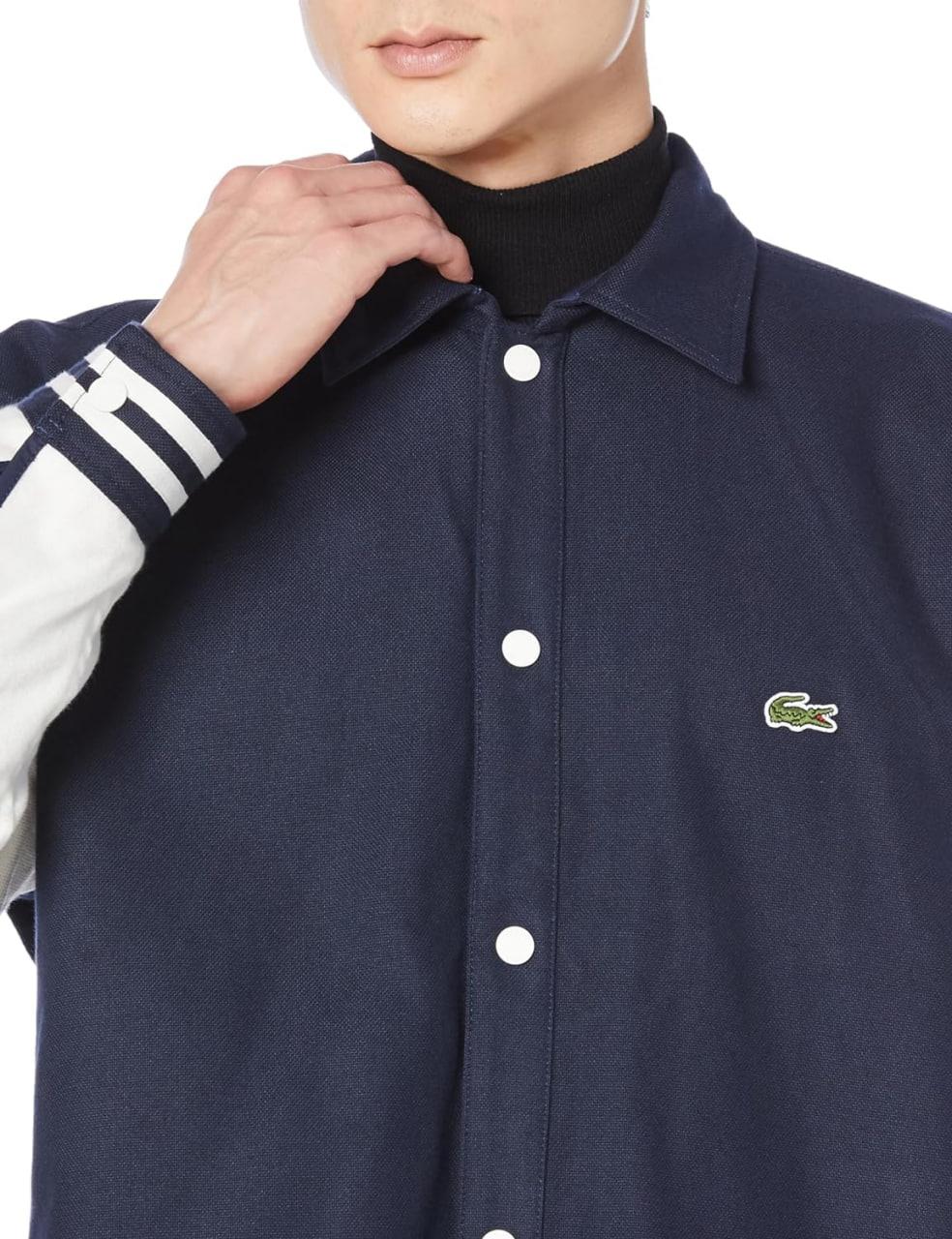 Áo Khoác Lacoste Reversible Shirt 2 Side Navy [CH7189 99]