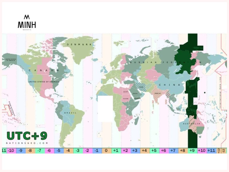 Múi giờ Hàn Quốc hiện tại là UTC+9