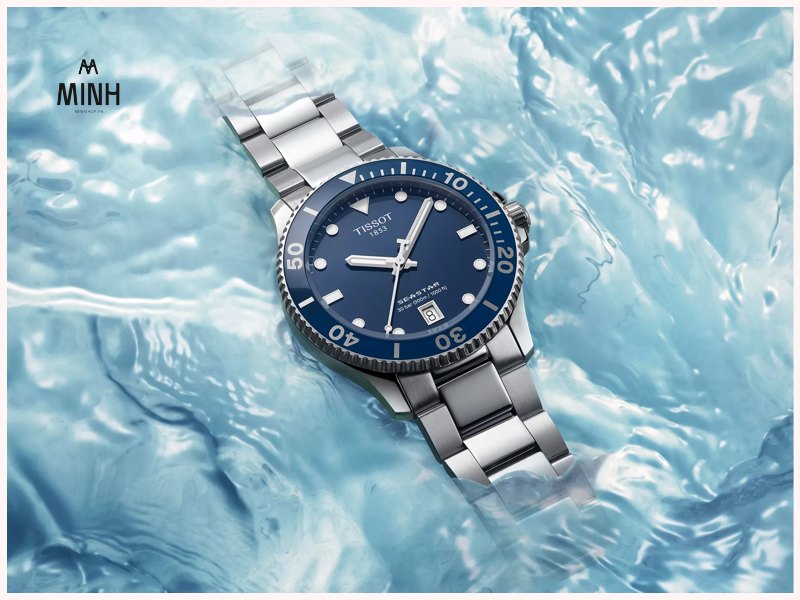 Đồng hồ Tissot có mức chống nước phổ biến từ 30m đến 100m
