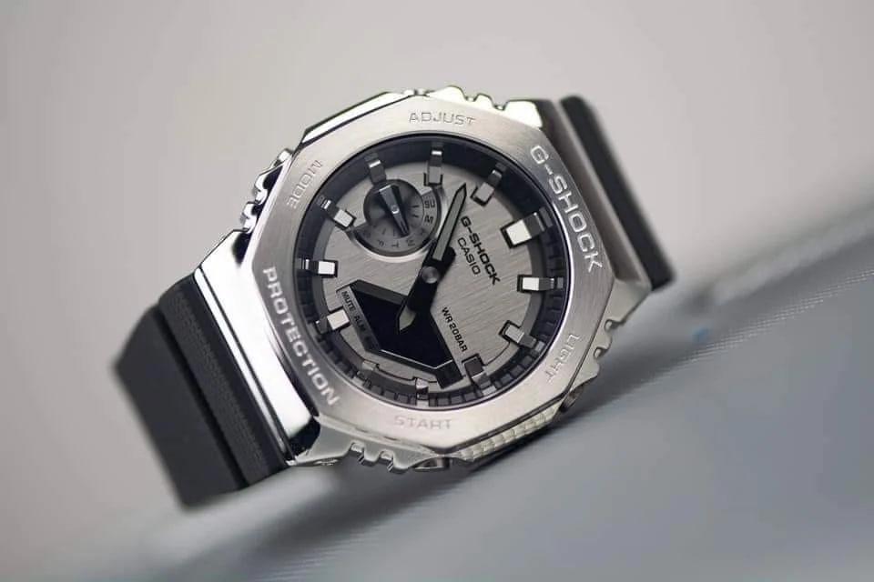 Đồng Hồ CASIO G-SHOCK G-STEEL SILVER/BLACK [GM-2100-1ADR]