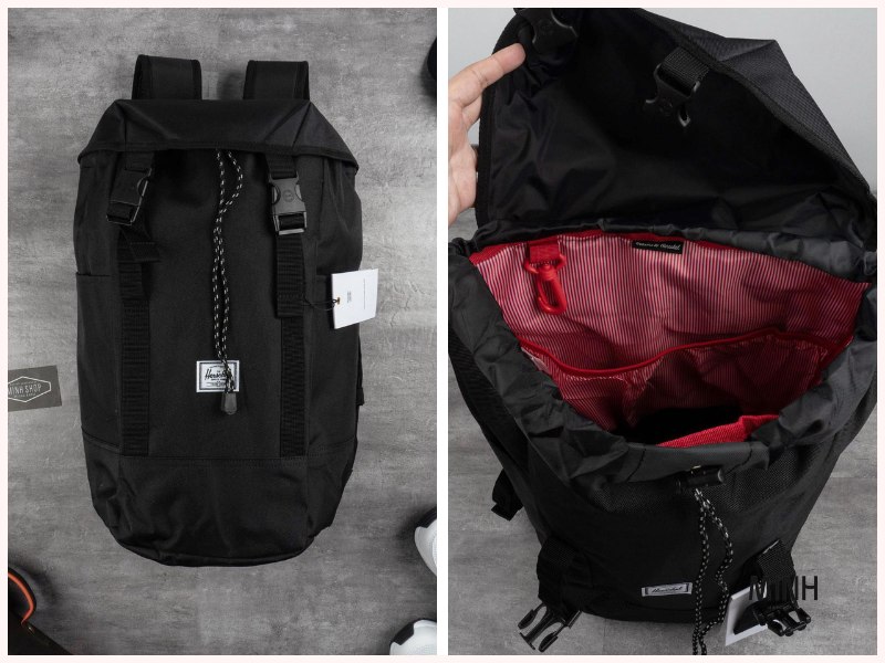 Balo du lịch Herschel Black