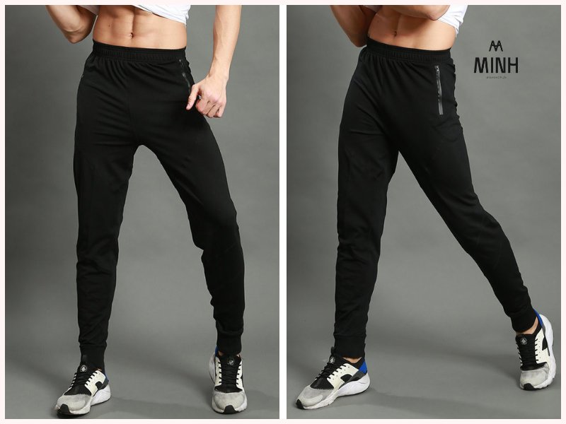 Size quần jogger nam theo dáng cao 