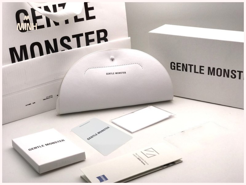 Kính Gentle Monster có hộp và túi giấy kèm theo 