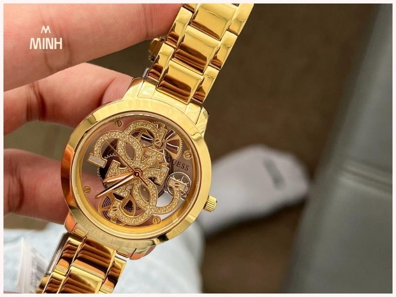 Đồng Hồ Guess Ladies Gold Tone Analog