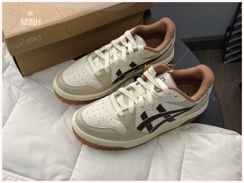 Giày Asics Court MZ 2.0 'White Brown' 