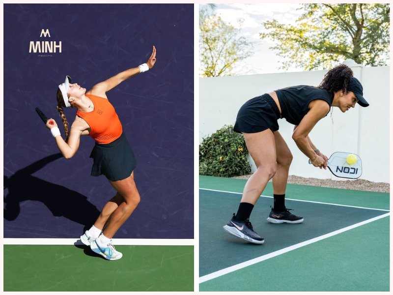 Nike là thương hiệu giày đáp ứng hầu hết nhu cầu của người chơi Pickleball