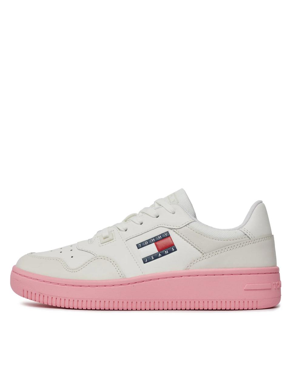 Giày Tommy Jeans Sneakers Retro Basket Rose [EN0EN02505]