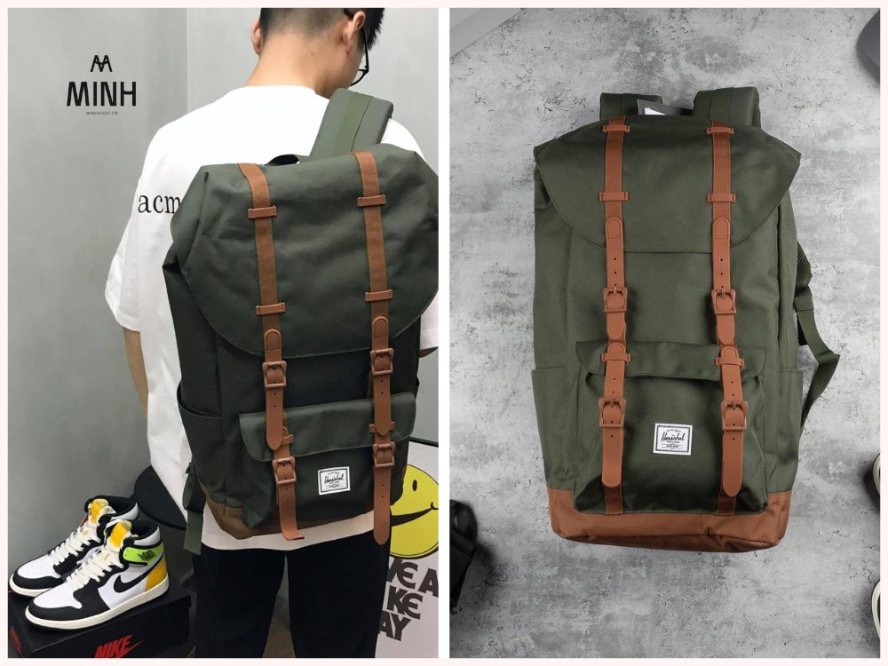 Balo Herschel Supply Little America Forest Night