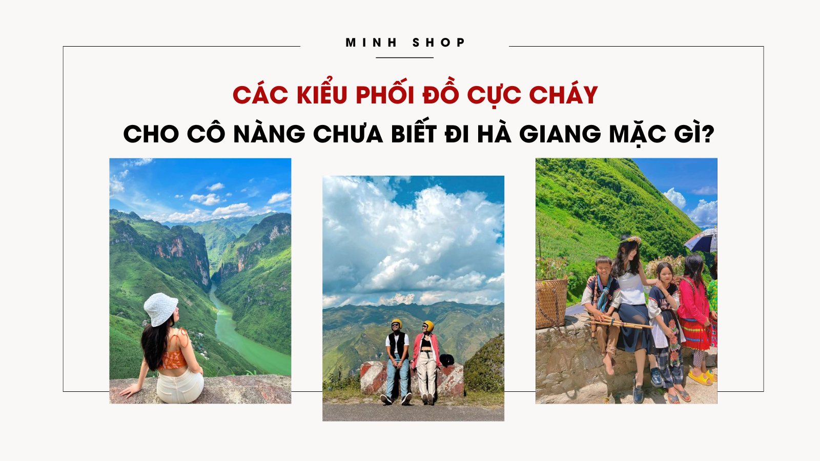 Các kiểu phối đồ cực cháy cho cô nàng chưa biết đi Hà Giang mặc gì?