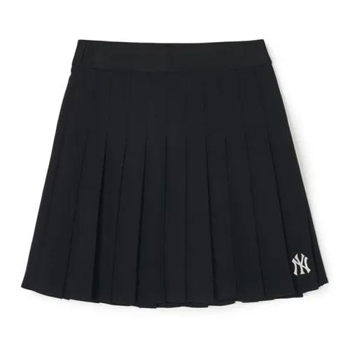 VÁY MLB New York Yankees Sportive Varsity Pleated ' BLACK' [ 3fskv0143 50bks ]