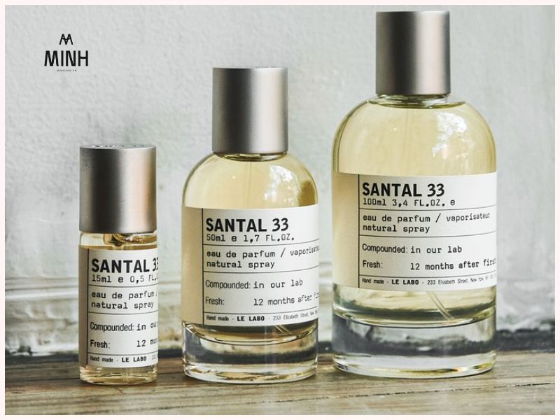 Le Labo Santal 33 có nhiều kích thước khác nhau