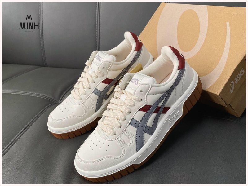 Giày Asics Court Mz Arthurs ‘White Gray Red’