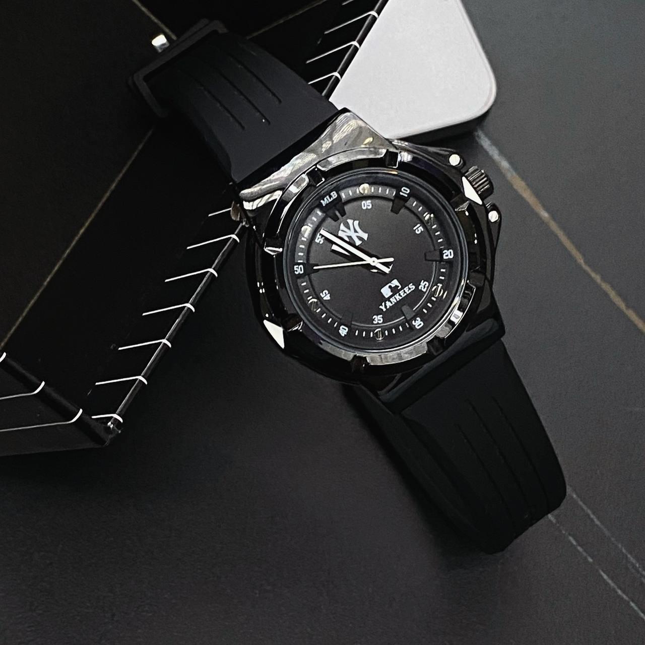Đồng hồ MLB Casual Black Watch [MLB-NY619-1]