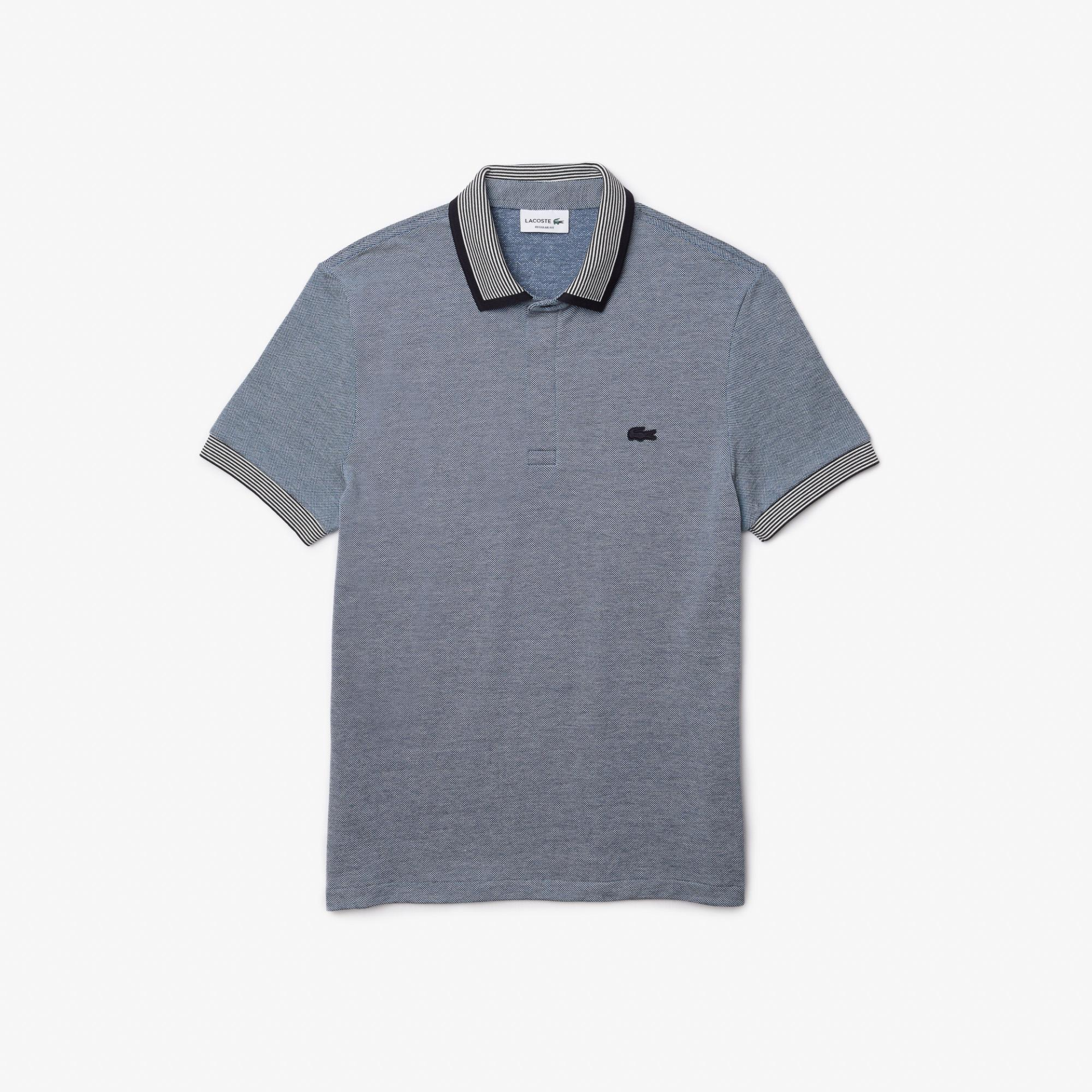 Áo thun Polo Lacoste Regular Fit Striped Finishes Cotton [PH1924 10 VMI]