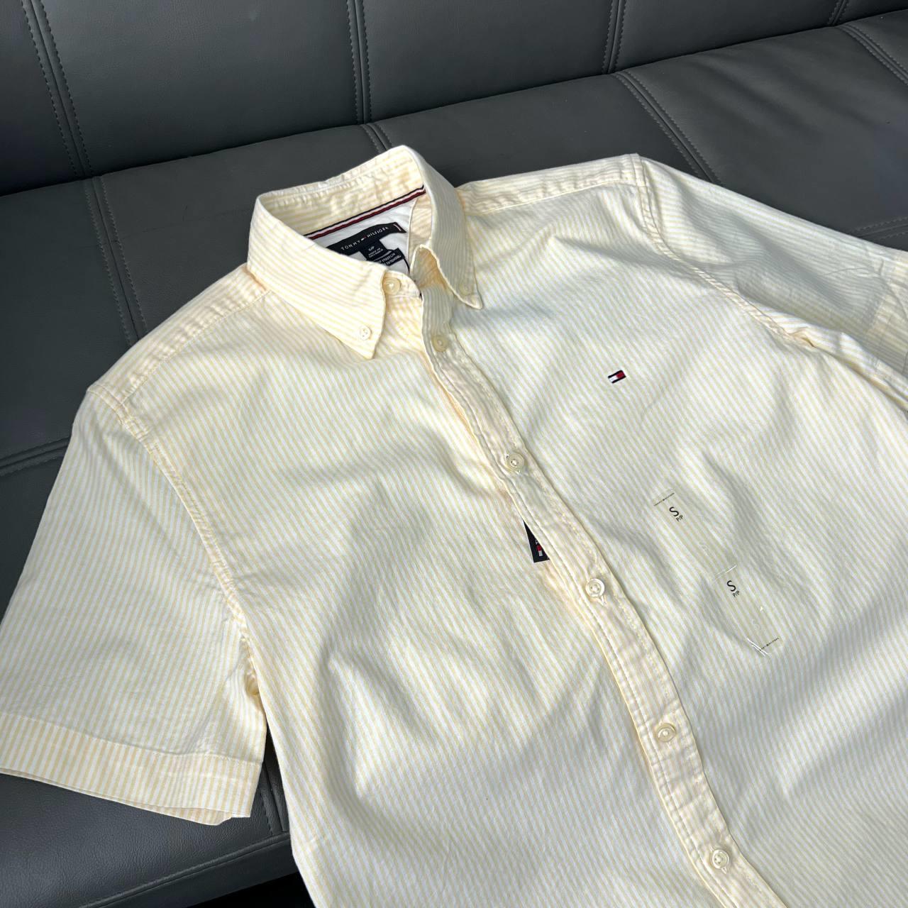 Áo Sơ Mi Tommy Hilfige Short Sleeve ' YELLOW ' [78j9041 740]