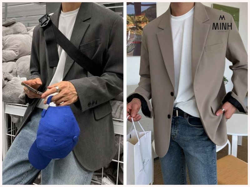 Phối đồ với áo blazer 