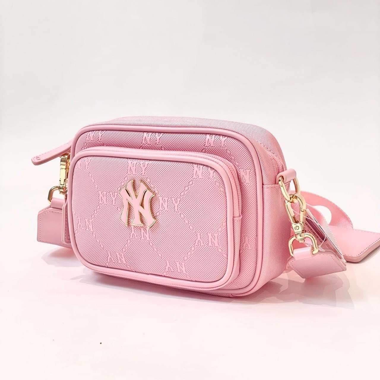 Túi MLB Monogram JQD New York Yankees 'PINK' [7ACRMD04N 50PKM]